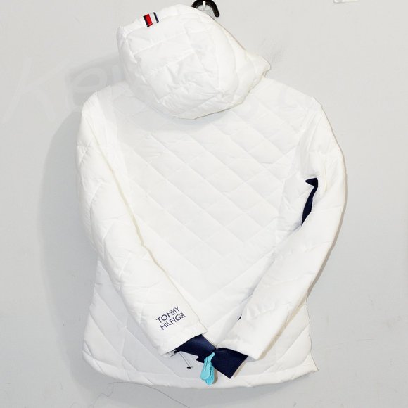 Tommy Hilfiger Ladies' Packable Jacket WHITE - Picture 9 of 9